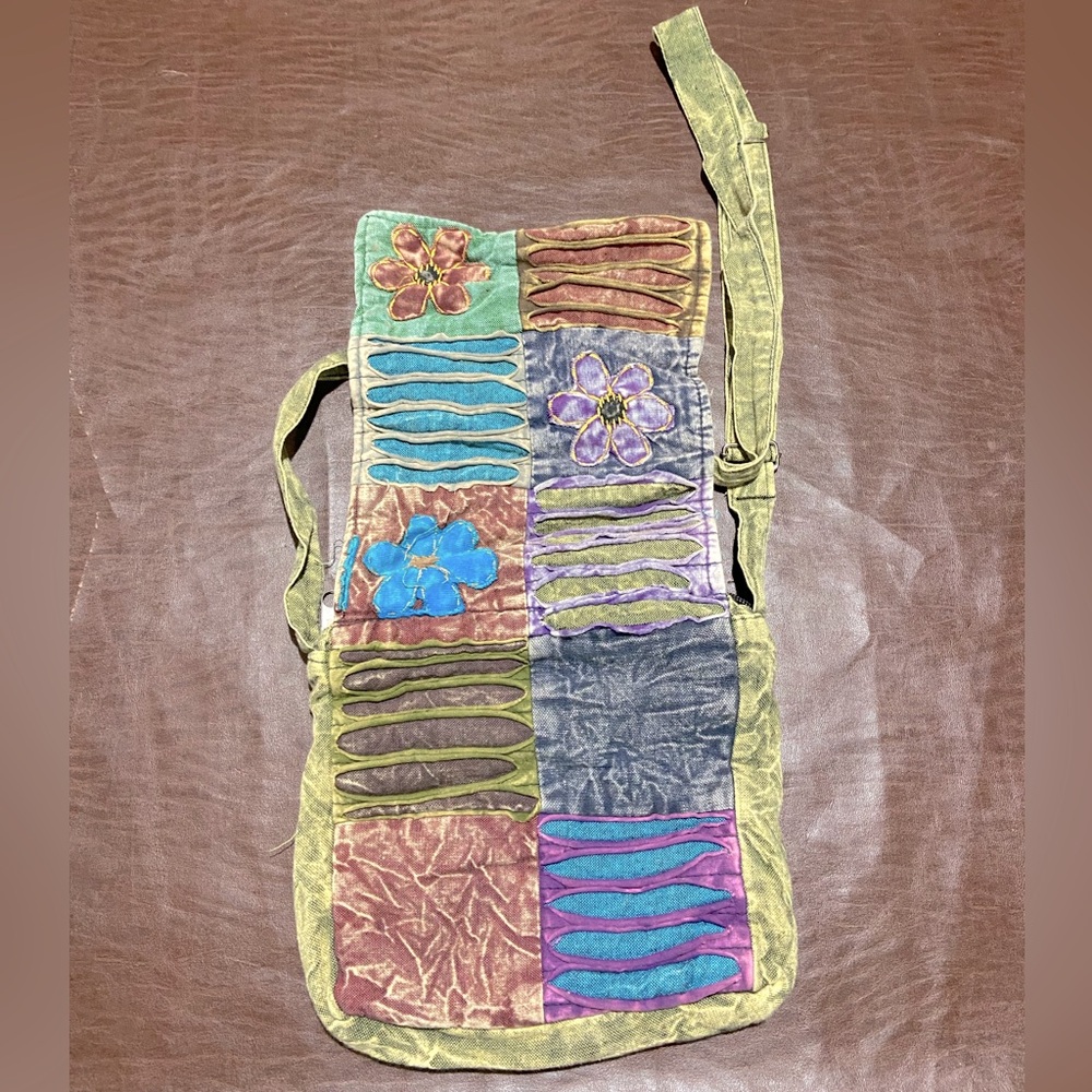 Unique Designed, Multicolored Patchwork Shoulder … - image 2